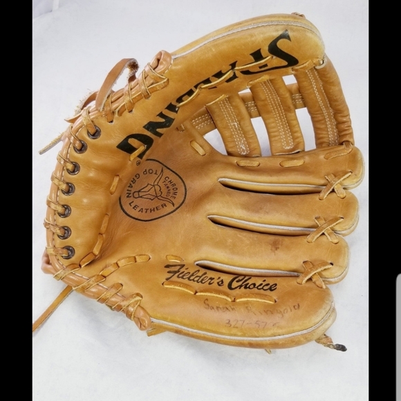 VINTAGE SPALDING LEFT HAND GLOVE /RIGHT HAND THROWER BASEBALL 42-3955 - Picture 2 of 6